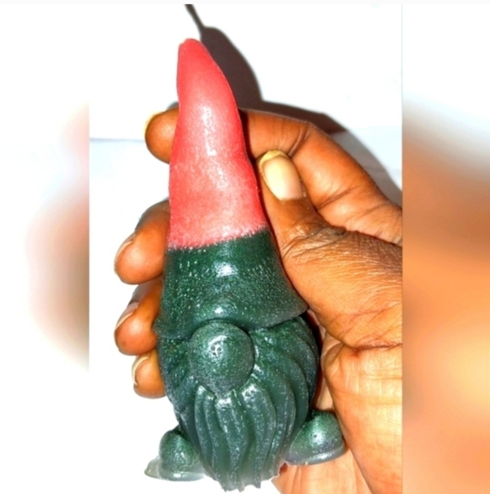 Hand crafted limited edition gnome candle